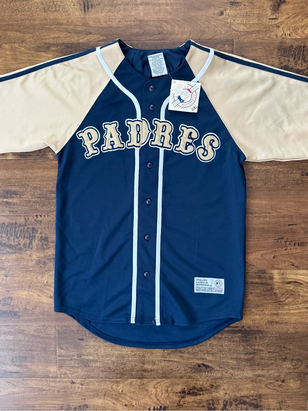 NWT Vintage True Fan San Diego Padres MLB Baseball Jersey Size Medium